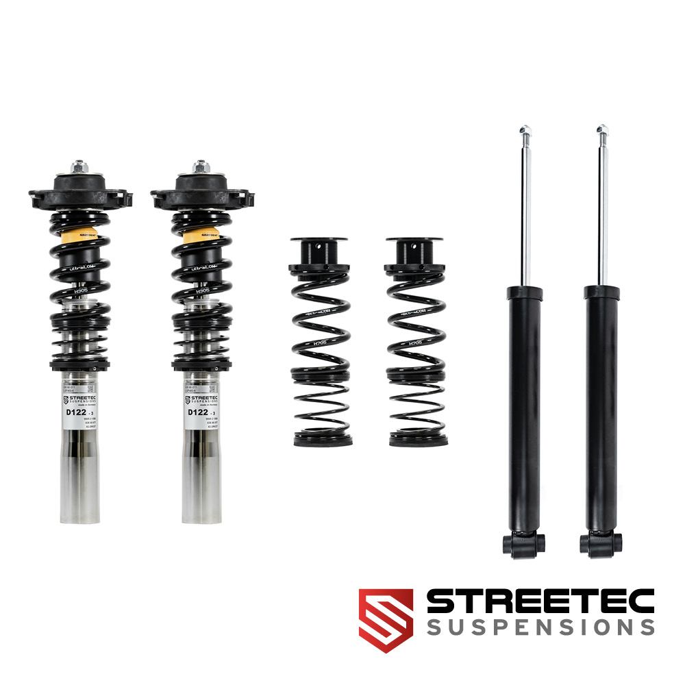 ultraLOW V2 inox - Coilovers - VW Golf 5/6 - 55 mm - Rear up to 1000 kg