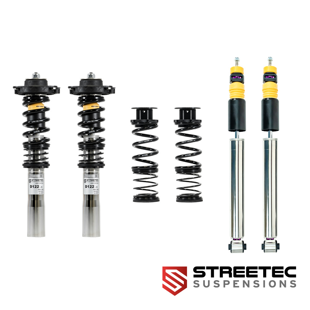 ultraLOW V3 inox - Coilovers - VW Golf 5/6 - 55 mm - Rear up to 1000 kg